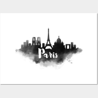 Paris watercolor Posters and Art